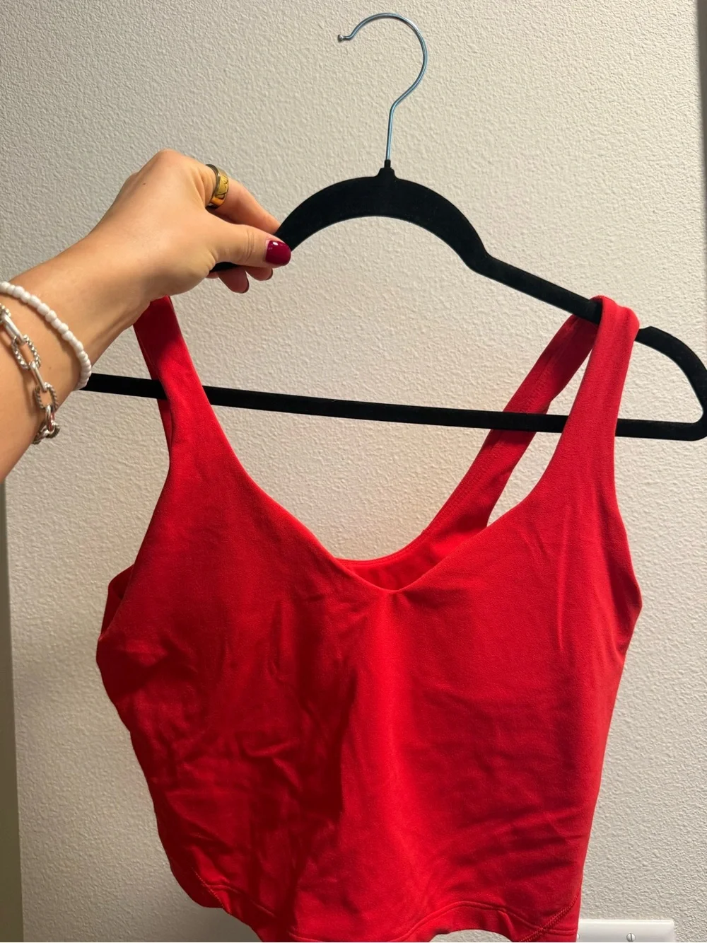 Lululemon Align tank top red